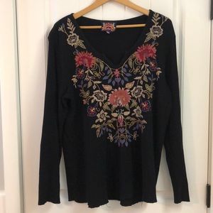 Johnny Was Beautiful Top XL